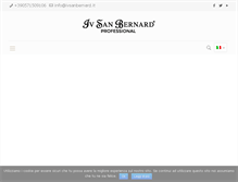 Tablet Screenshot of ivsanbernard.it